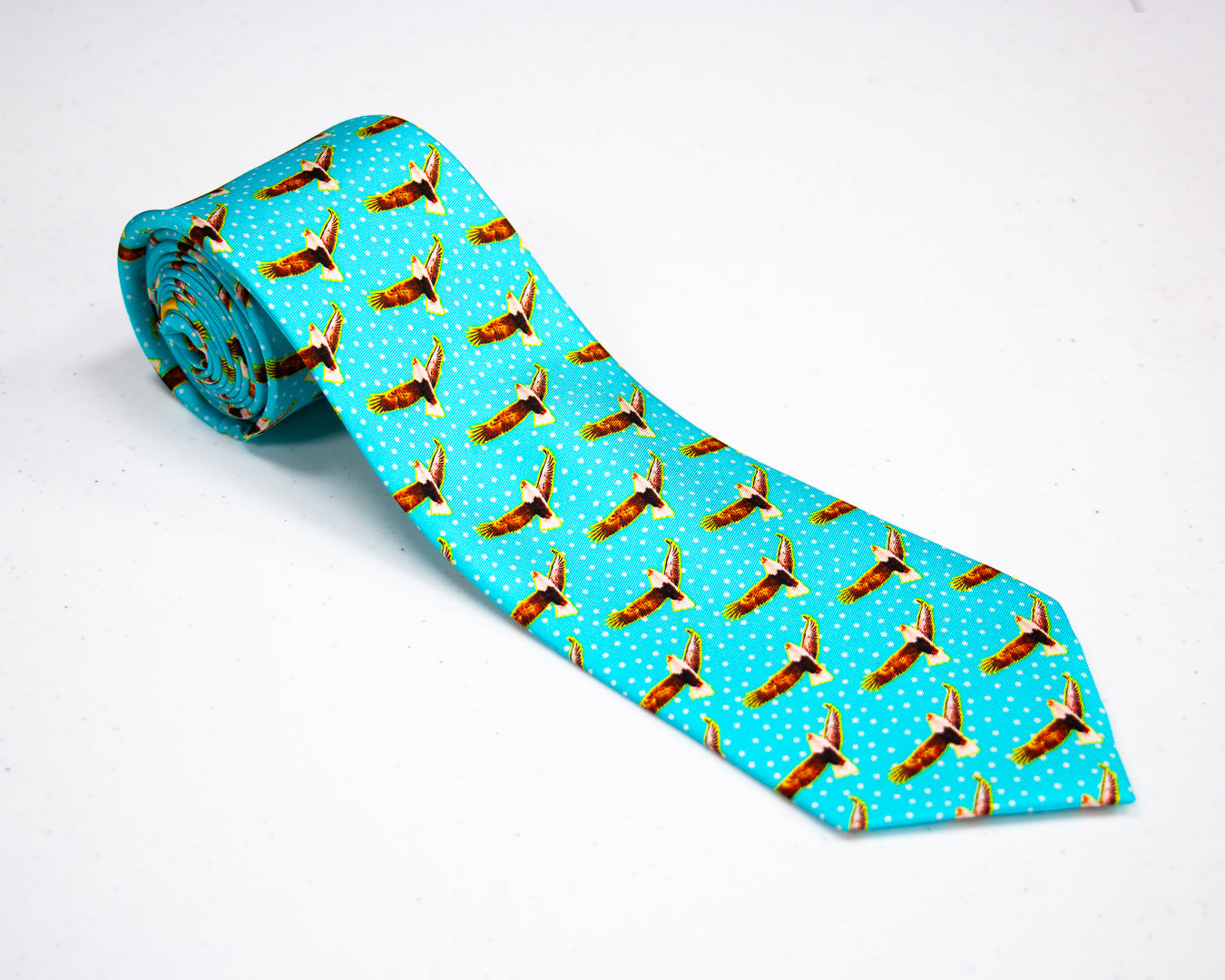 Silk American Eagle Tie Designed by John Catsimatidis