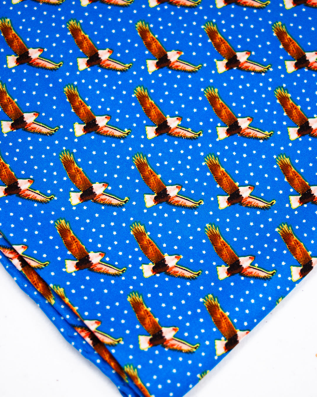 Blue Flying Eagle Scarf Designed by John Catsimatidis