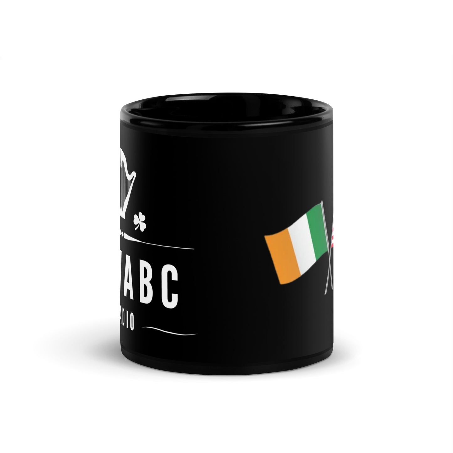 Lovely Day for a Listen Black Glossy Mug