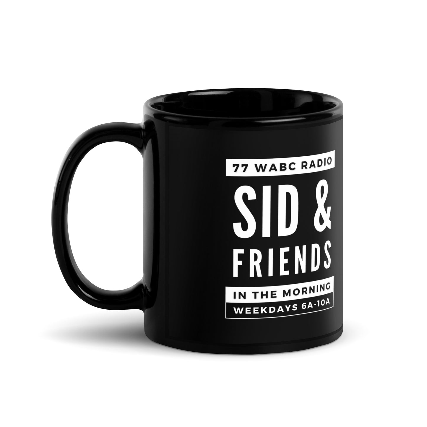 Billboard Black Glossy Mug