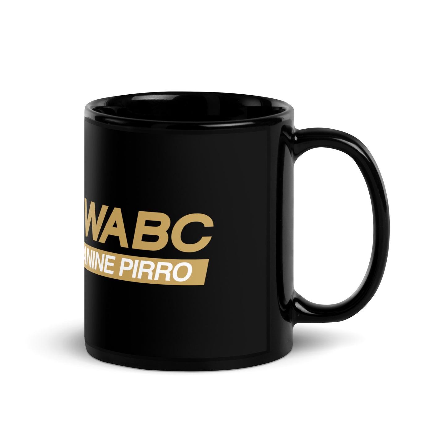 Jeanine Gavel Black Glossy Mug