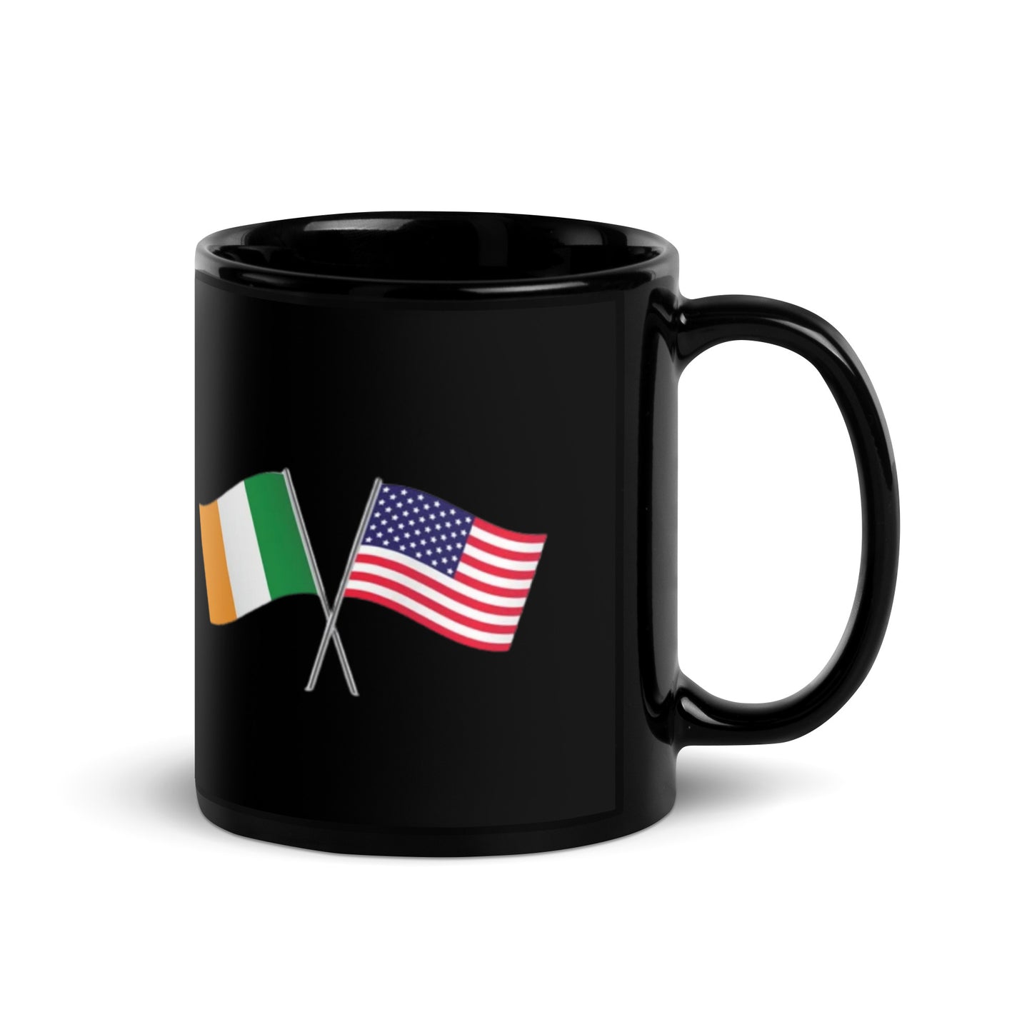 Lovely Day for a Listen Black Glossy Mug