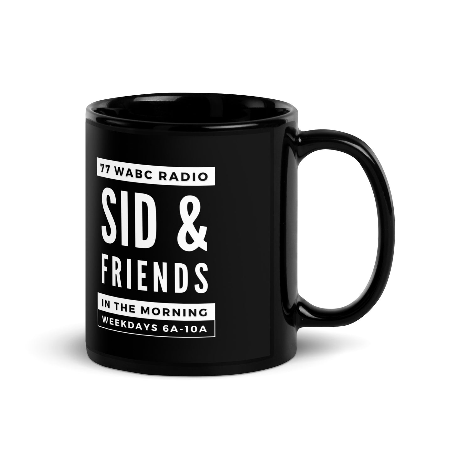 Billboard Black Glossy Mug