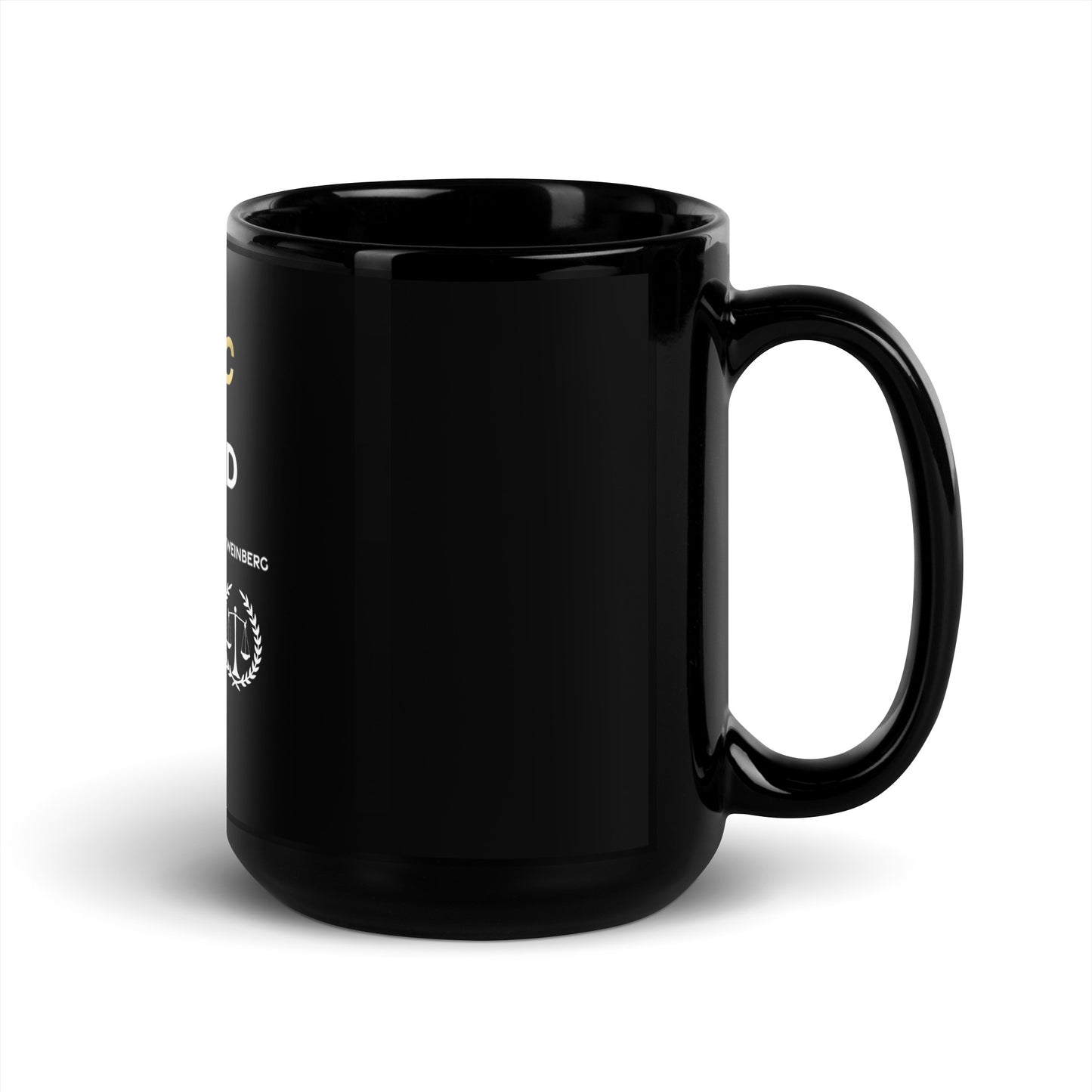 Let The Record Show Black Glossy Mug
