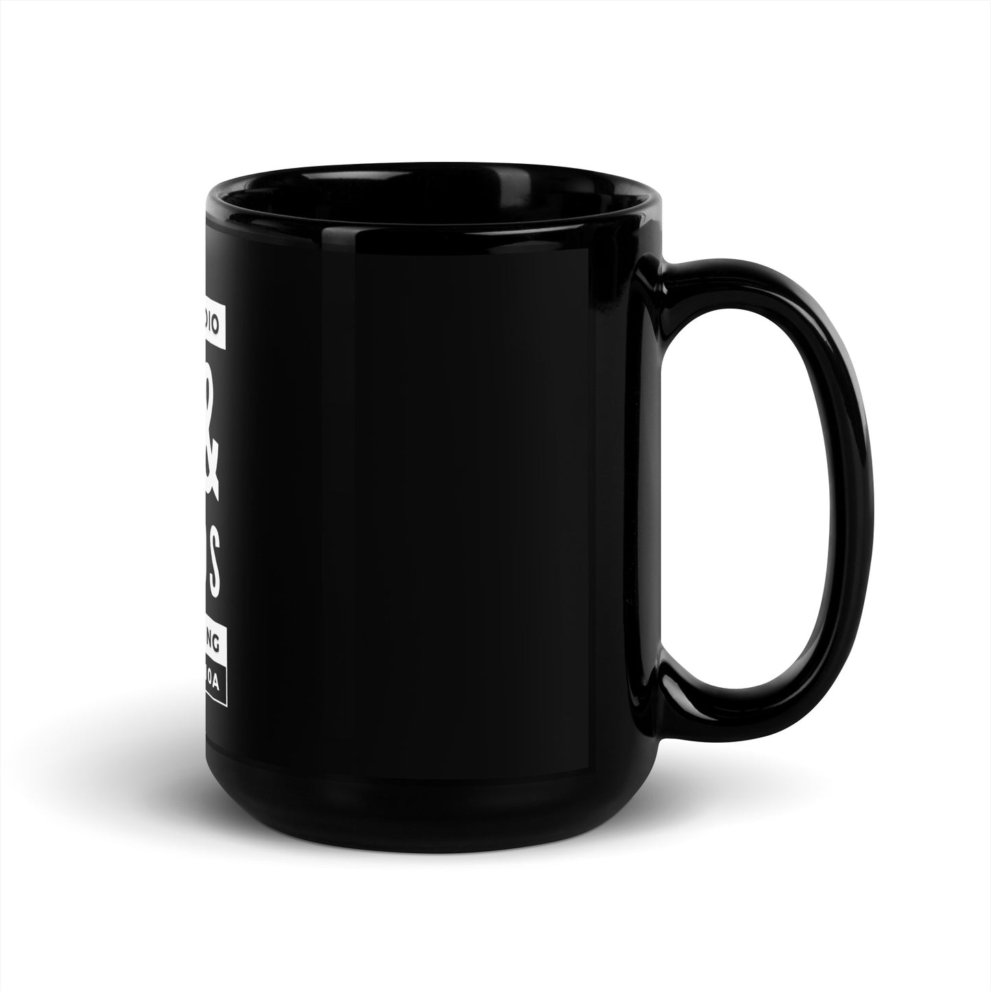 Billboard Black Glossy Mug