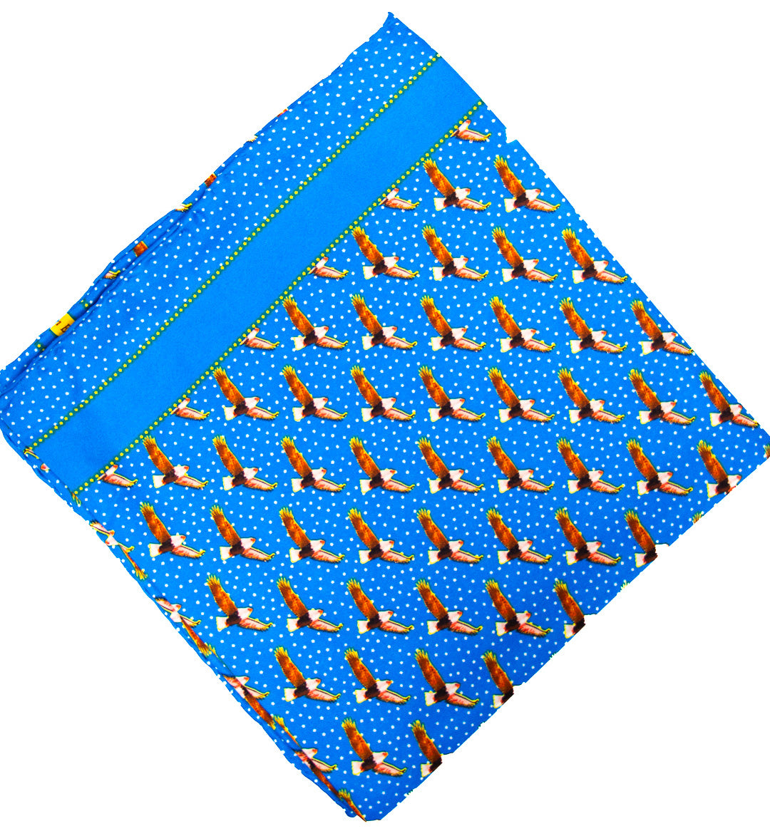 Blue Flying Eagle Scarf Designed by John Catsimatidis