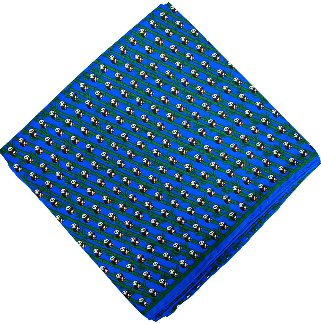 Panda Diplomacy Scarf Designed by John Catsimatidis