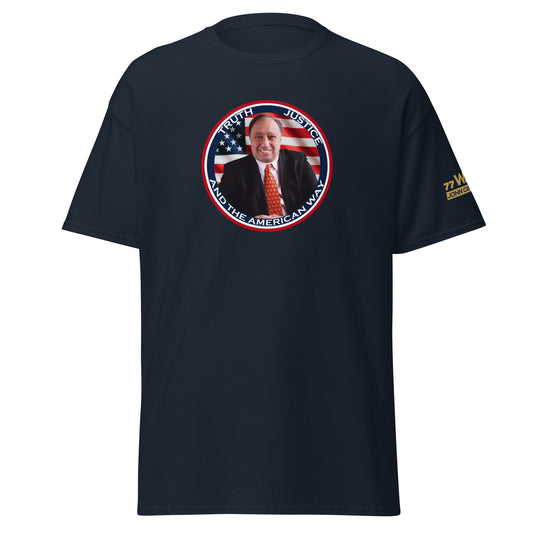 Truth, Justice, The American Way John Cats classic tee