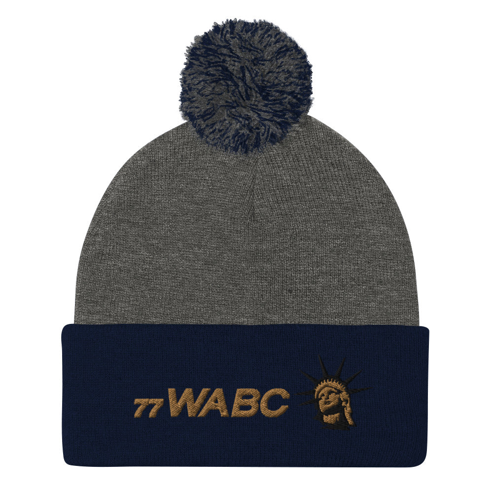 WABC Classic Pom-Pom Beanie