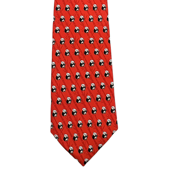 Panda Diplomacy Tie Designed by John Catsimatidis