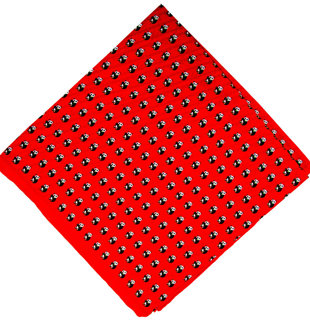 Panda Diplomacy Scarf Designed by John Catsimatidis