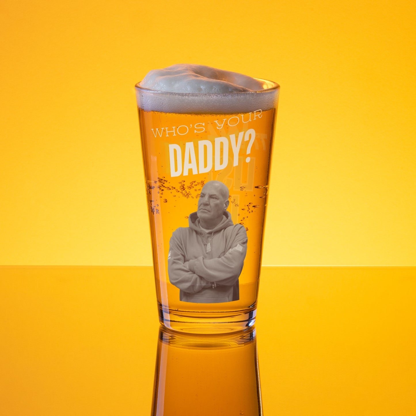 Who's Your Daddy Shaker pint glass