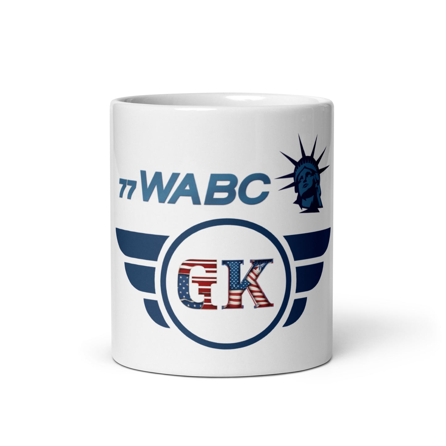 GK White glossy mug