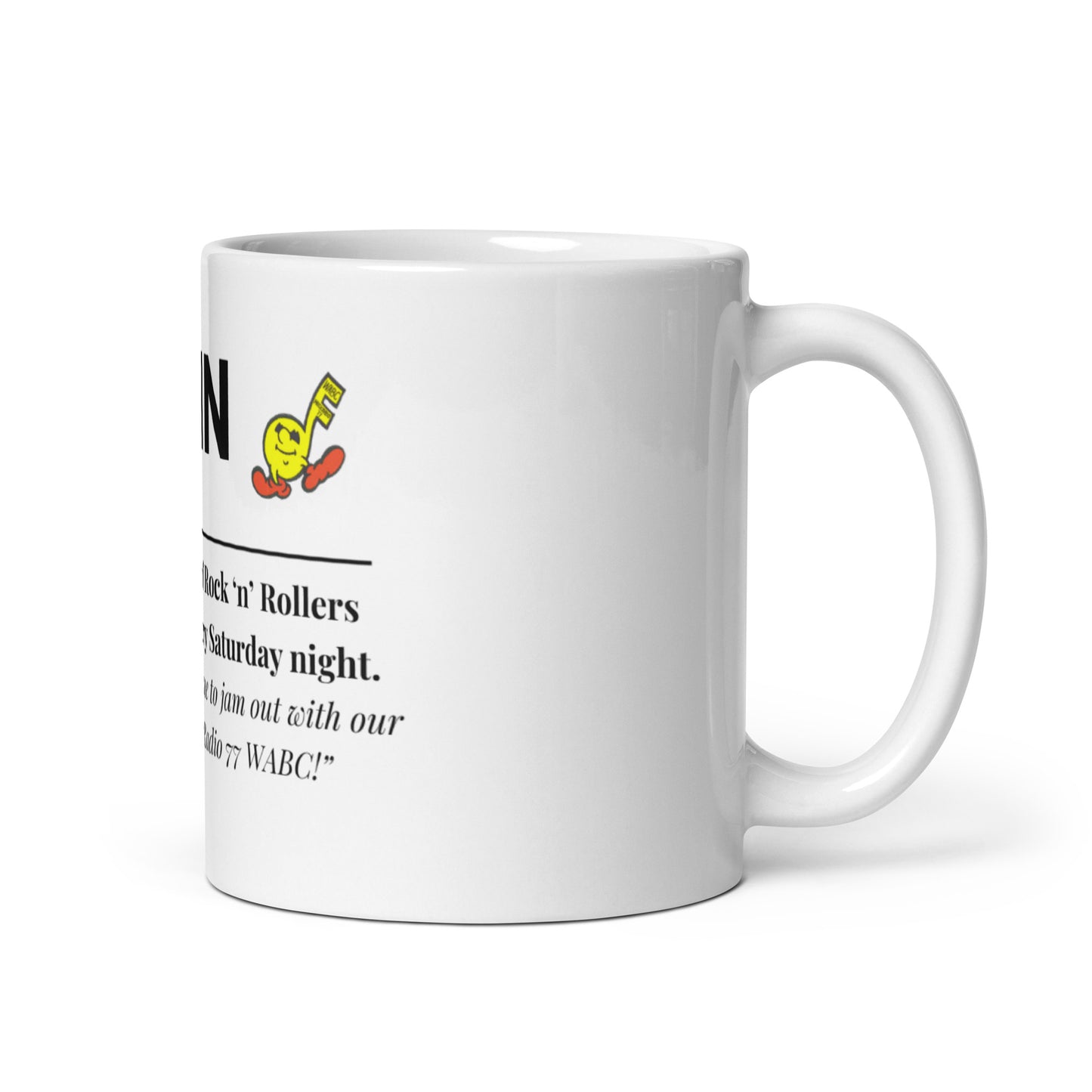 Cousin Crew White glossy mug