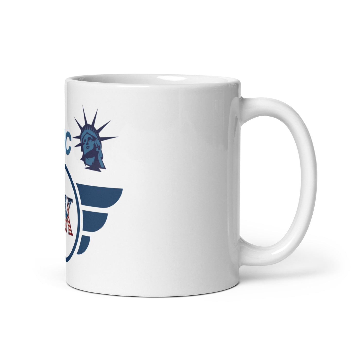 GK White glossy mug