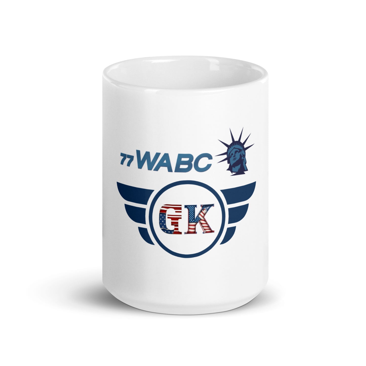 GK White glossy mug
