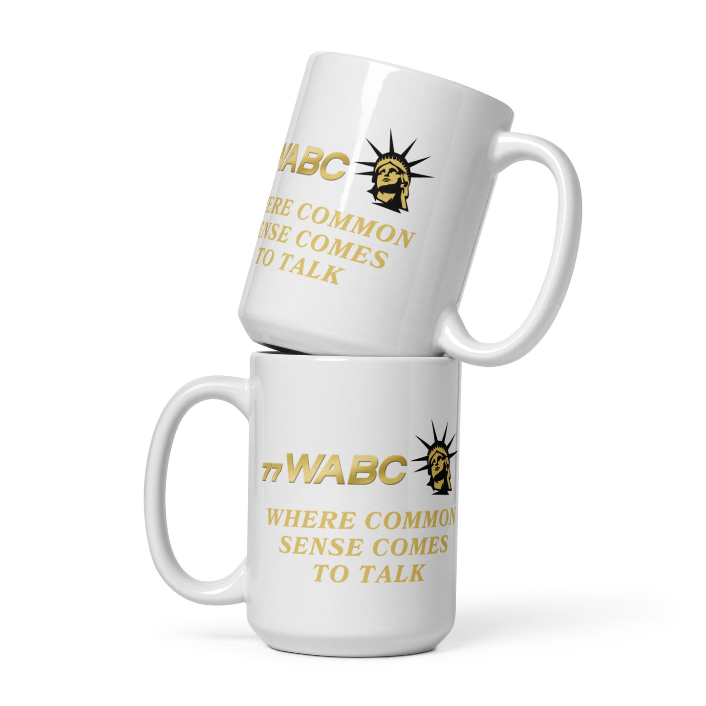 Common Sense White glossy mug