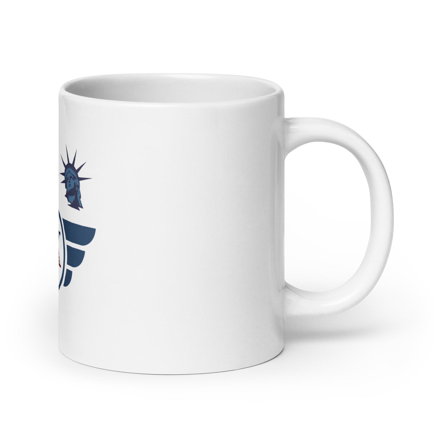 GK White glossy mug