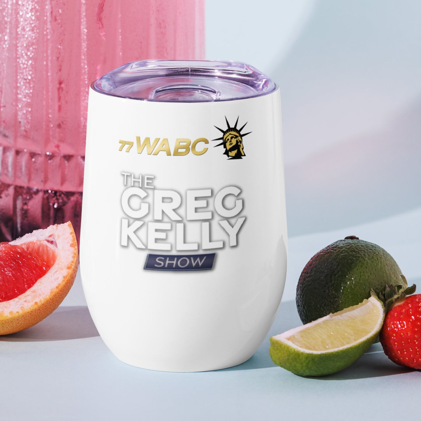The Greg Kelly Show Wine tumbler