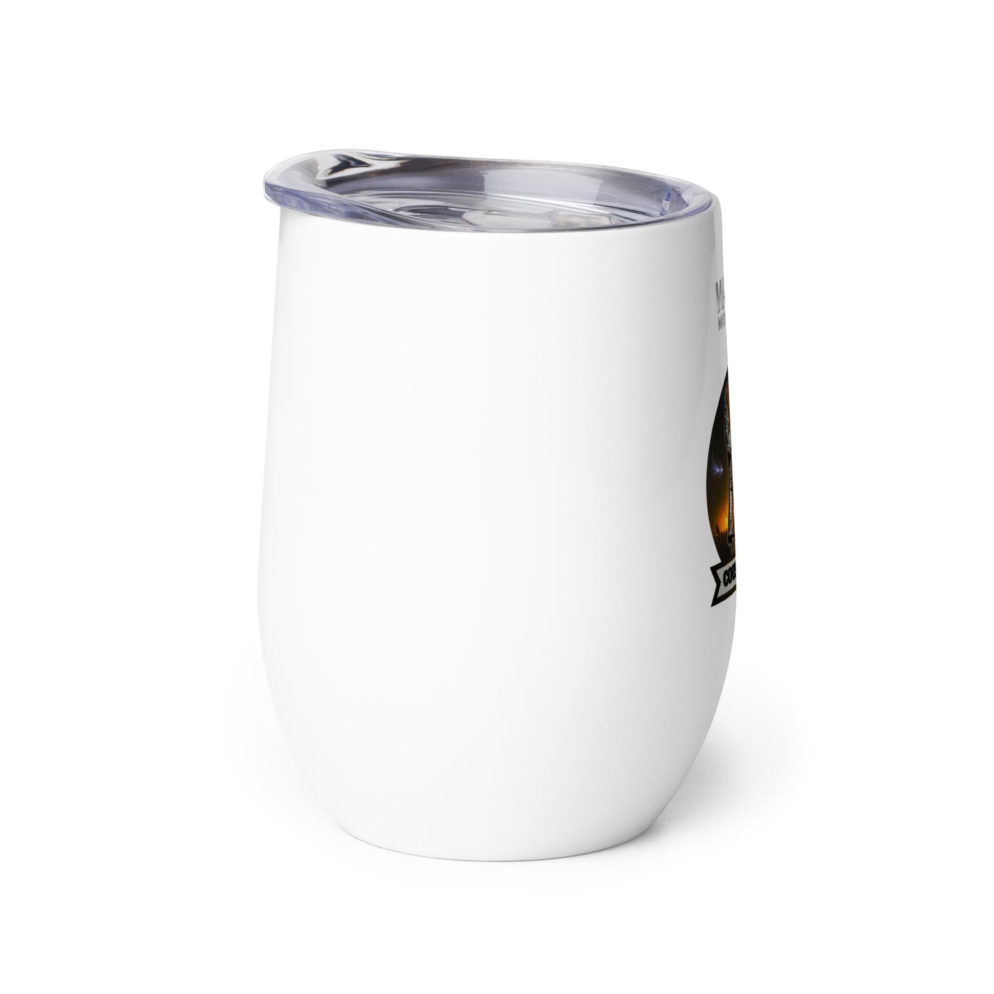 Leopard Brucie Wine tumbler