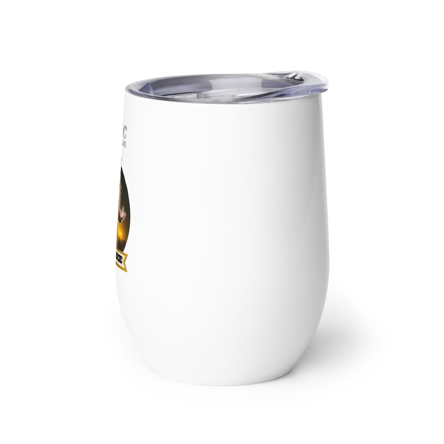 Leopard Brucie Wine tumbler