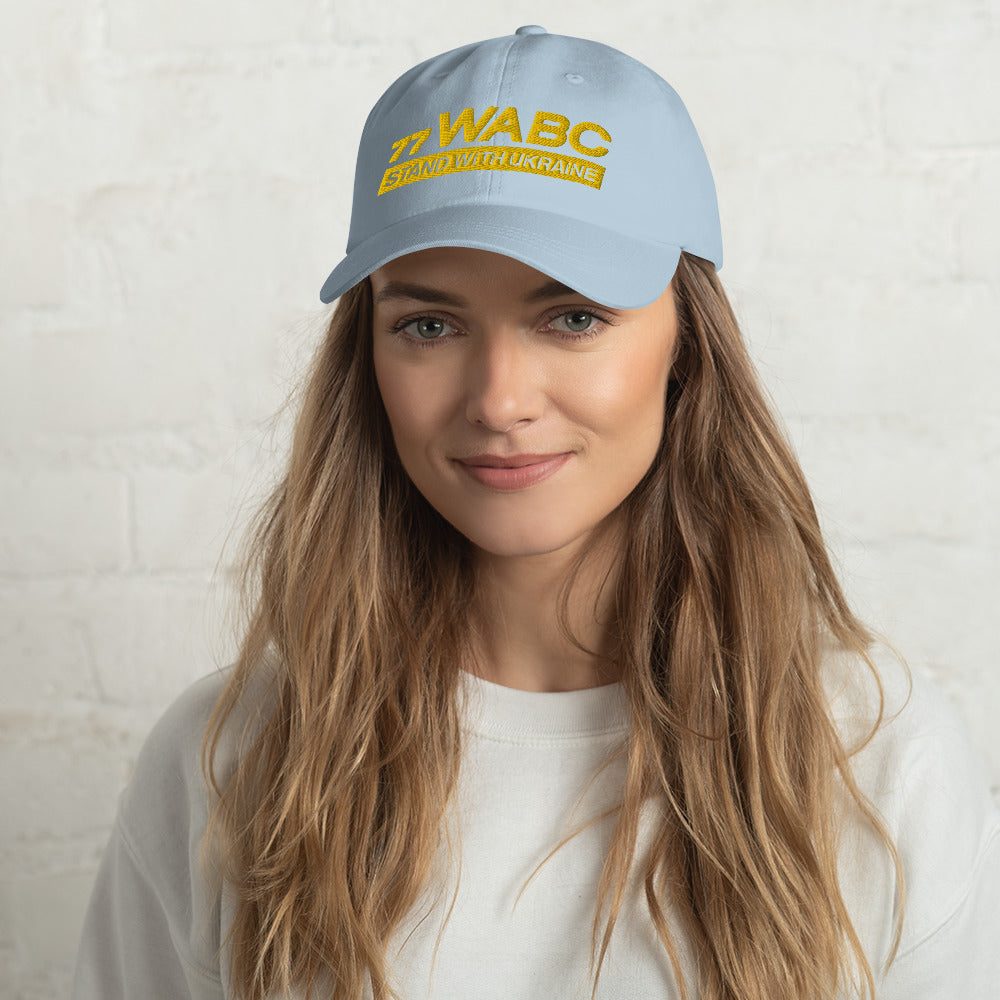LIMITED EDITION: 77WABC Stand With Ukraine Embroidered Adjustable Hat
