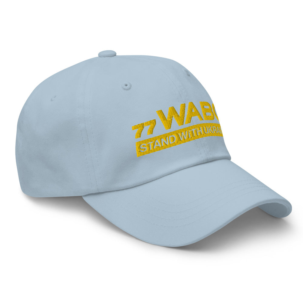 LIMITED EDITION: 77WABC Stand With Ukraine Embroidered Adjustable Hat