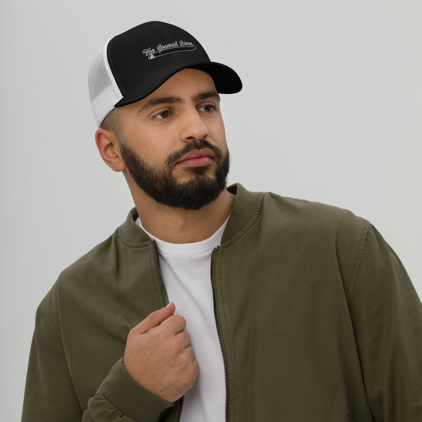 The General Store Varsity Embroidered Trucker Cap