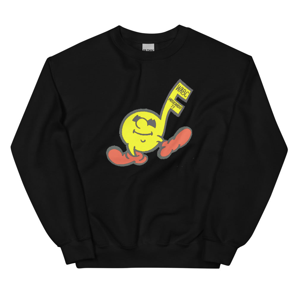 Vintage WABC Music Radio 77 Unisex Crew Neck Sweatshirt