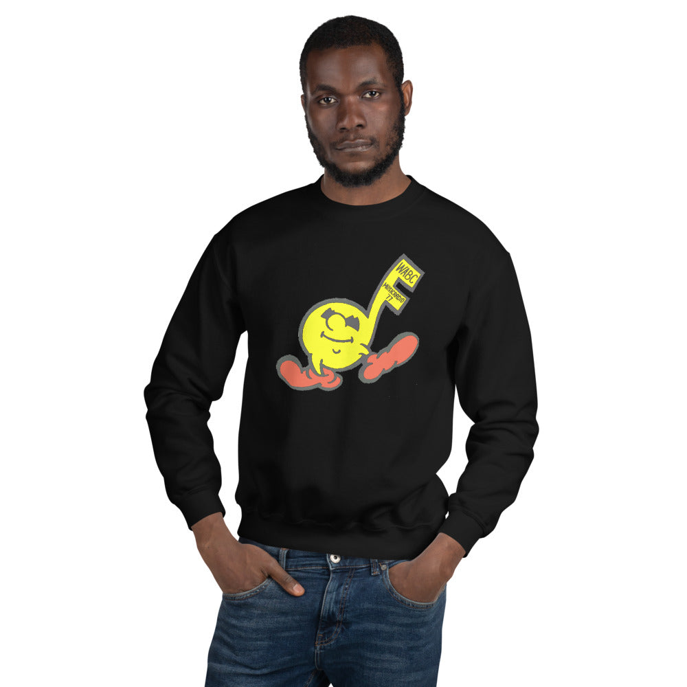 Vintage WABC Music Radio 77 Unisex Crew Neck Sweatshirt