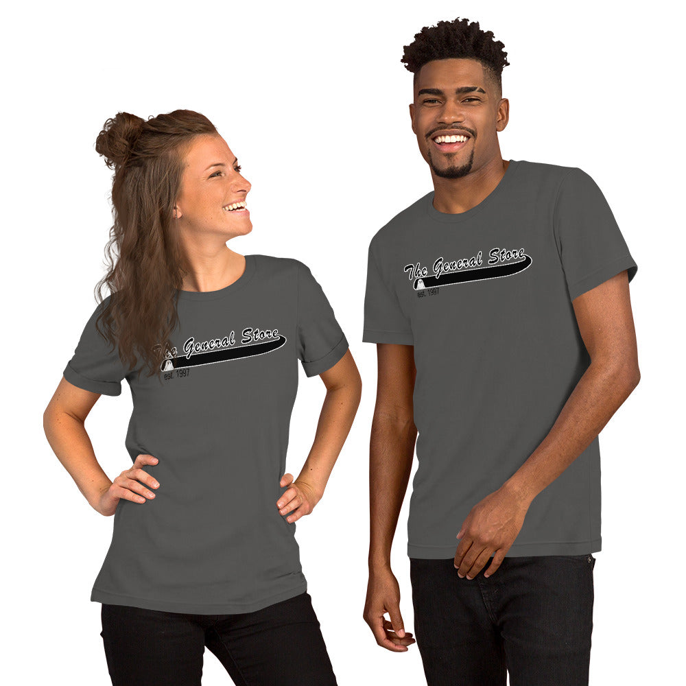 The General Store Varsity Unisex t-shirt