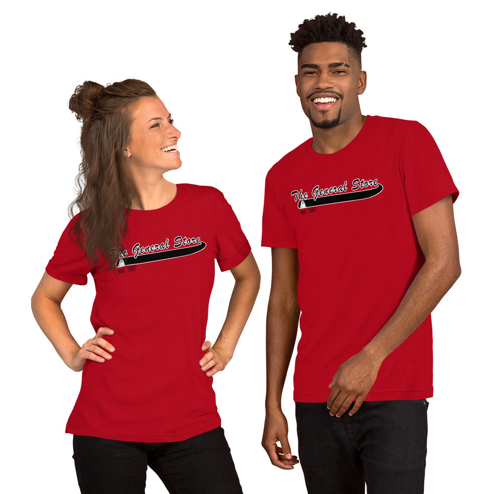 The General Store Varsity Unisex t-shirt