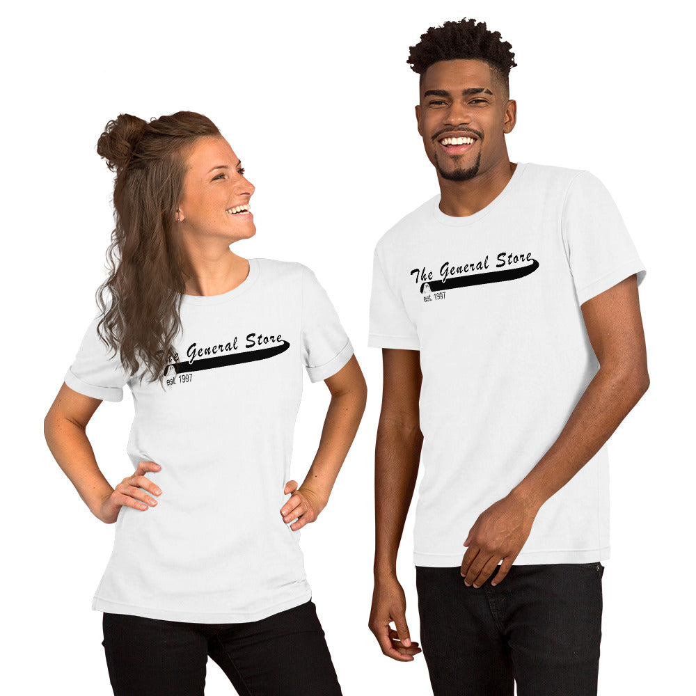 The General Store Varsity Unisex t-shirt