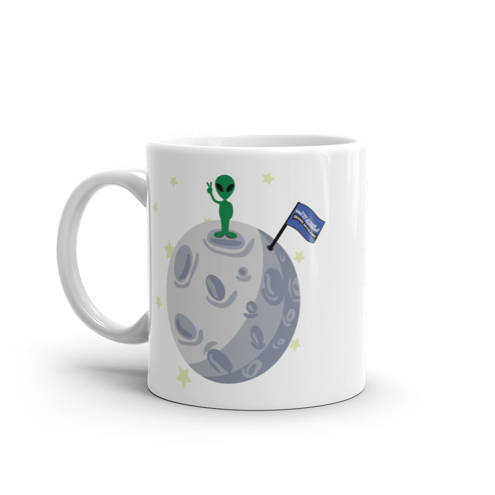 Frank Morano's The Other Side of Midnight White Glossy Mug