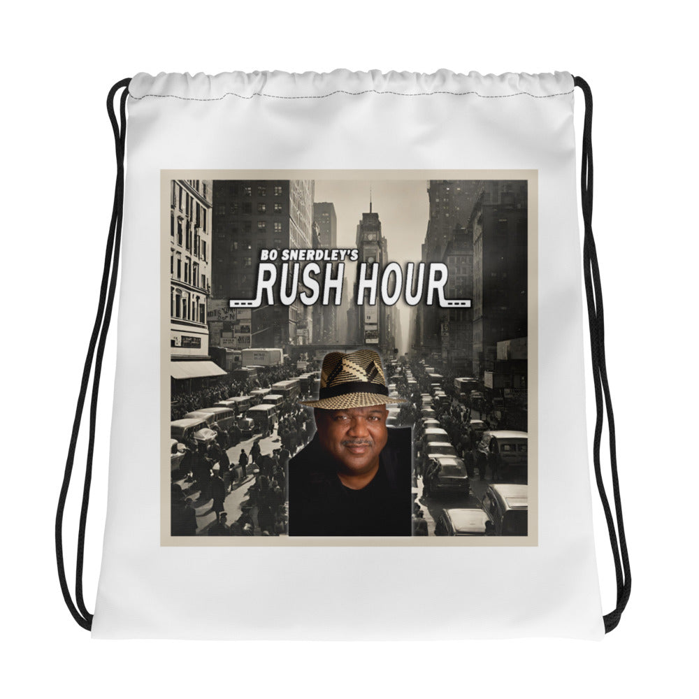 Rush Hour Drawstring bag