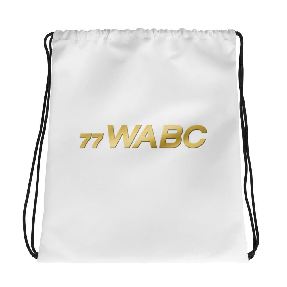 77 WABC Golf Drawstring bag
