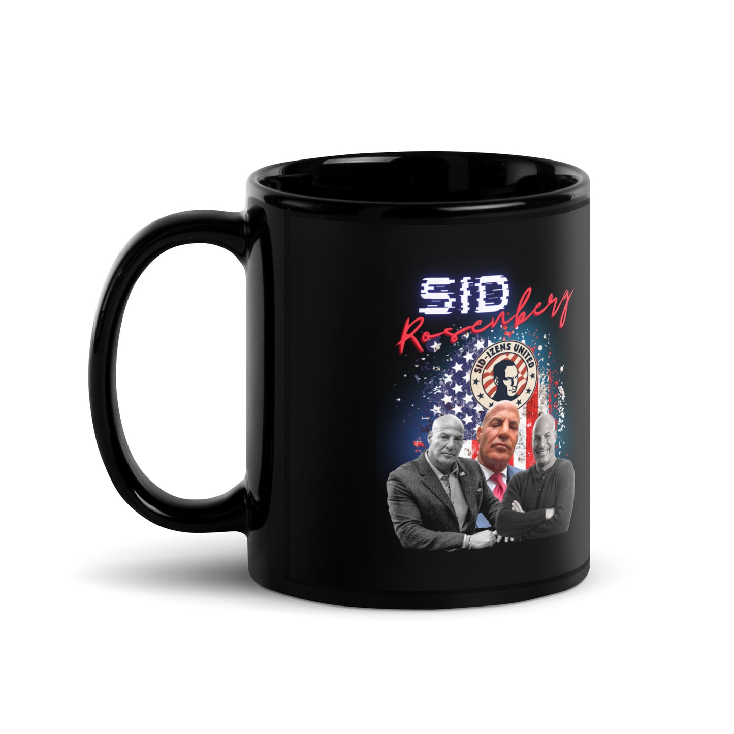 Sid Rosenberg Black Glossy Mug