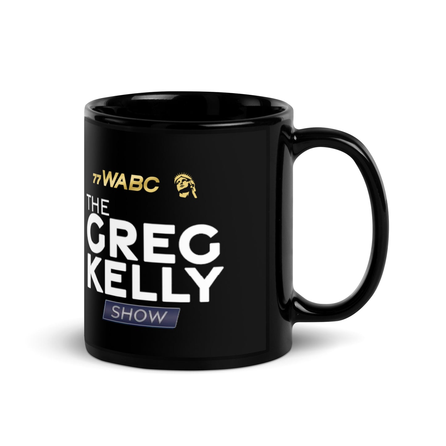 Greg Kelly Black Glossy Mug