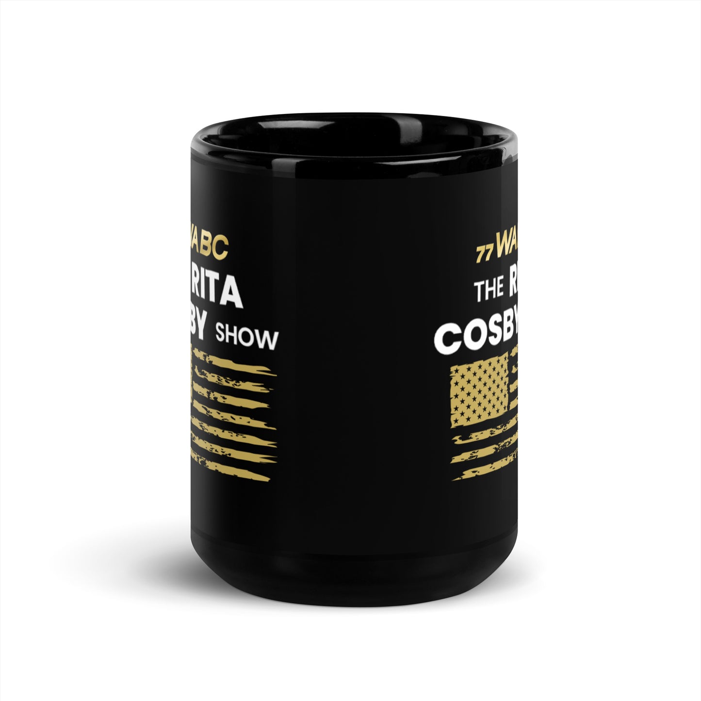 Rita Cosby Show Black Glossy Mug