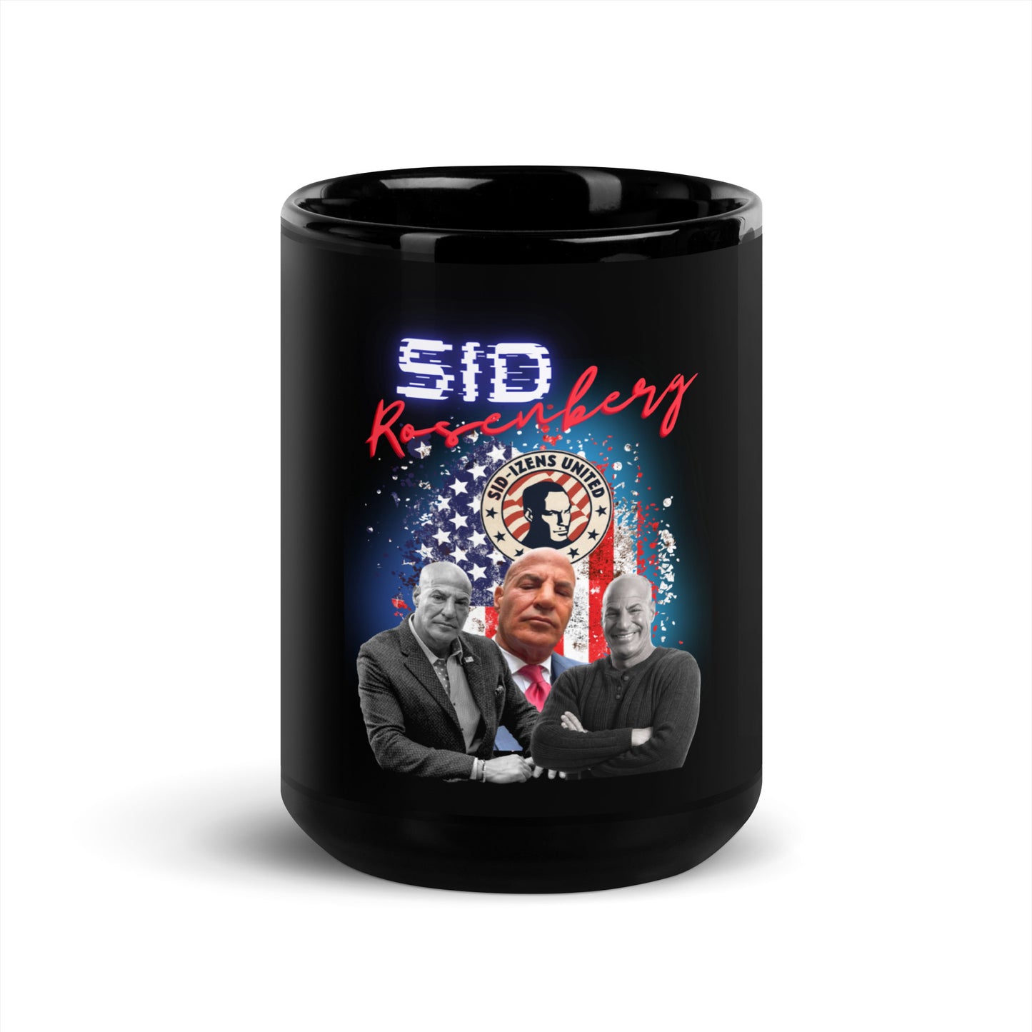 Sid Rosenberg Black Glossy Mug