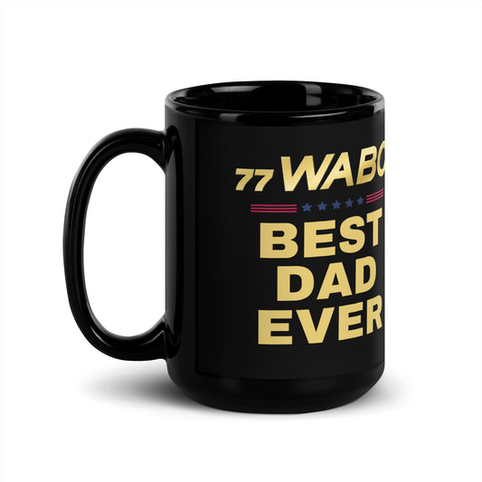 Best Dad Ever Black Glossy Mug