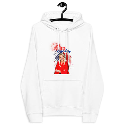 Rita Cosby Unisex eco raglan hoodie