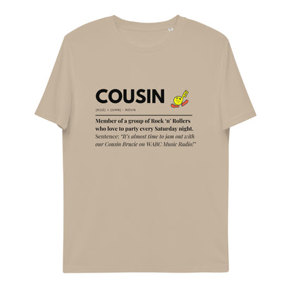 Cousin Definition Unisex organic cotton t-shirt