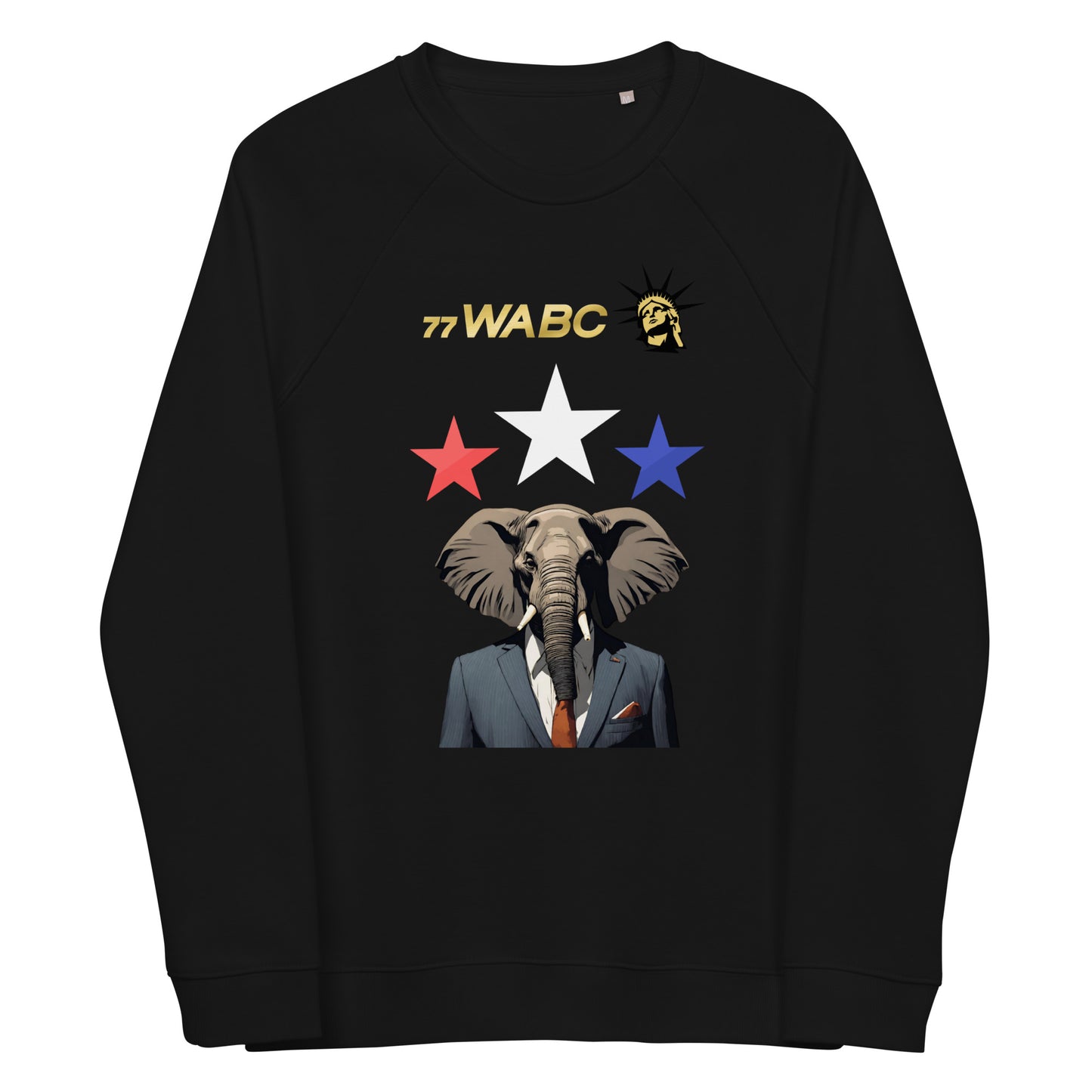 WABC-GOP Unisex organic raglan sweatshirt