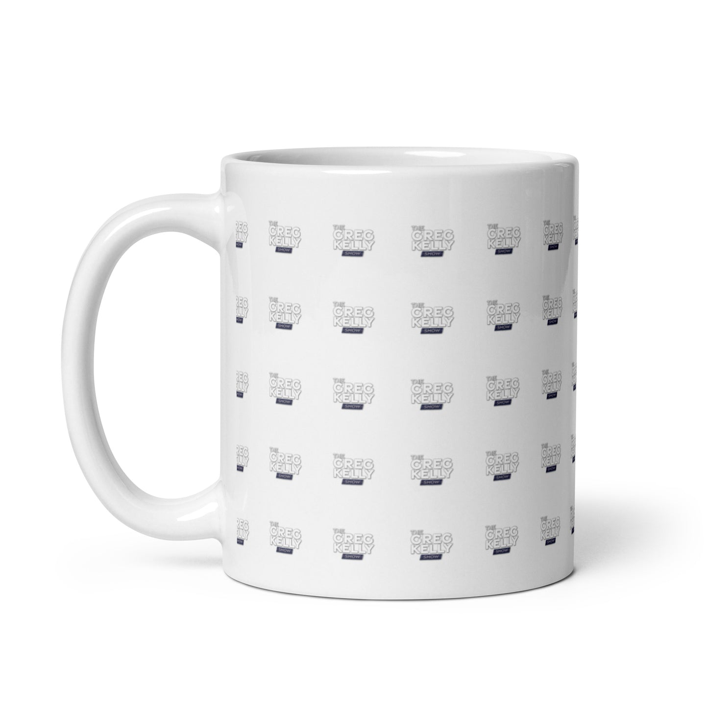 The Greg Kelly Show White glossy mug