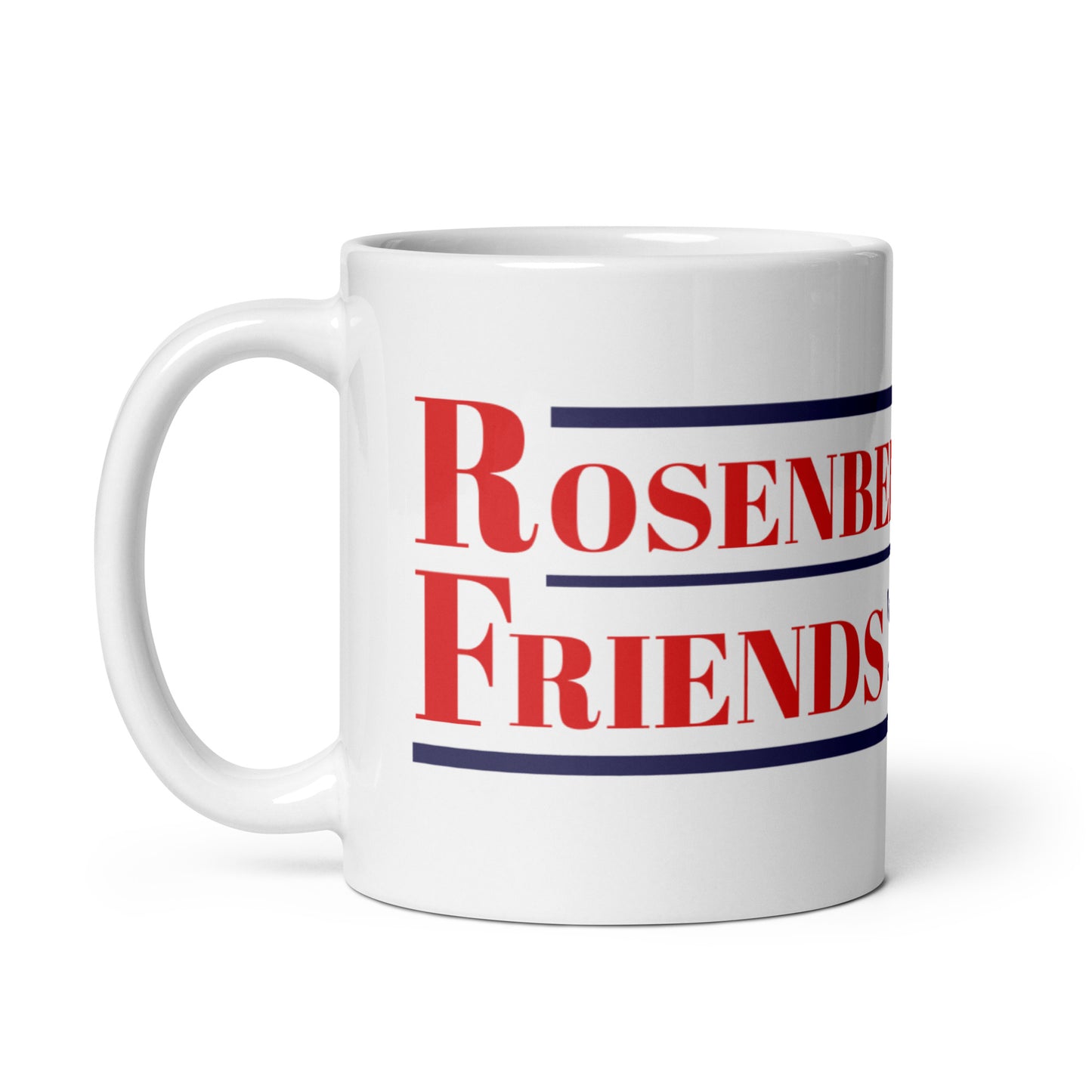 Rosenberg - Friends '24 White glossy mug