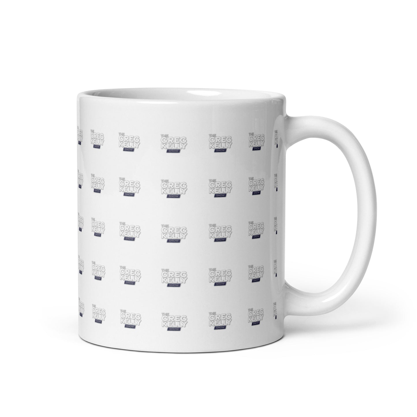 The Greg Kelly Show White glossy mug