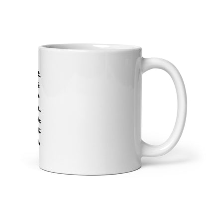 S&FM White glossy mug