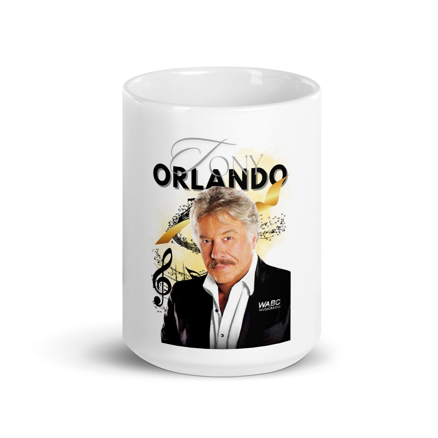 Tony Orlando White glossy mug