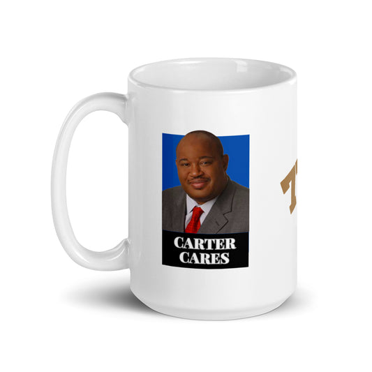 Carter Cares glossy mug